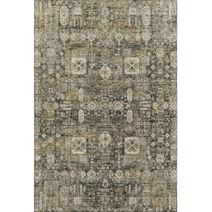 Addison Mayfield Brown AMF637 - 8ft. Round Rug