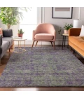 Addison Mayfield Green AMF637 - 8ft. Round Rug