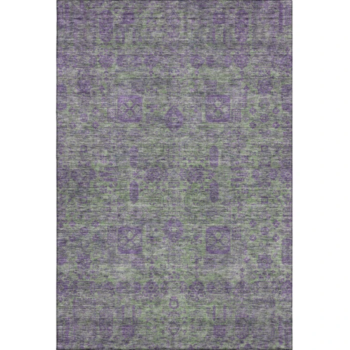 Addison Mayfield Green AMF637 - 8ft. Round Rug