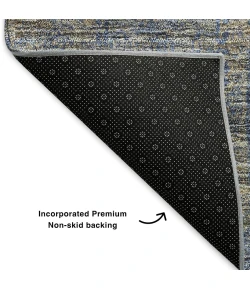 Addison Mayfield Brown AMF637 - 8ft. Round Rug