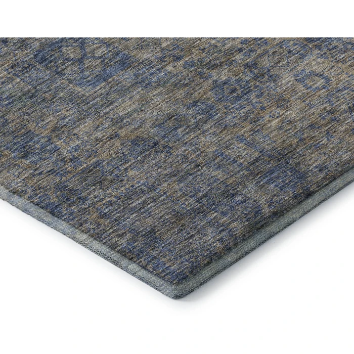 Addison Mayfield Brown AMF637 - 8ft. Round Rug