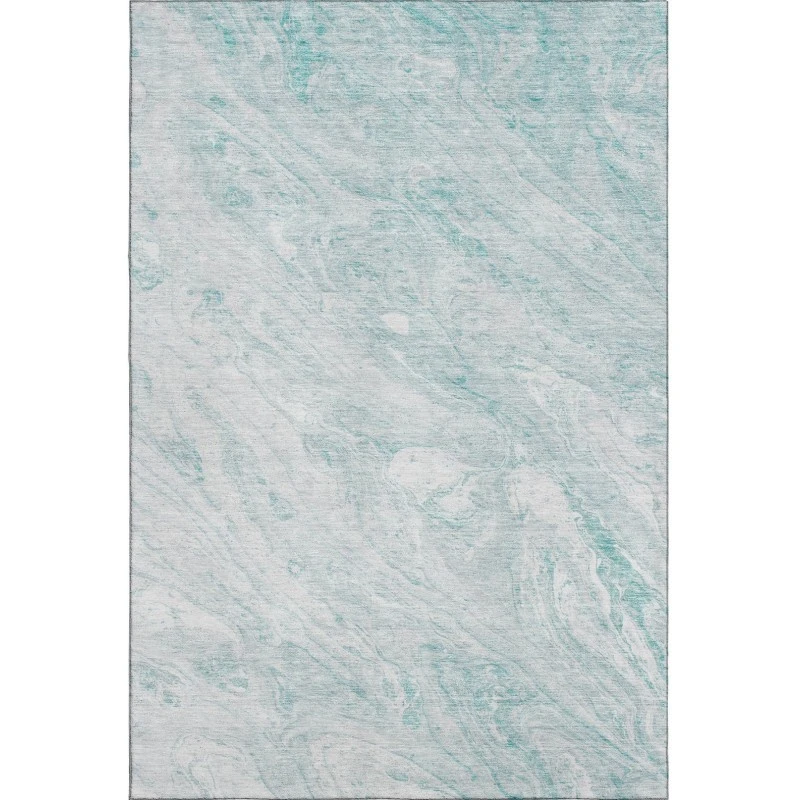 Addison Mayfield Teal AMF640 - 8ft. Round Rug