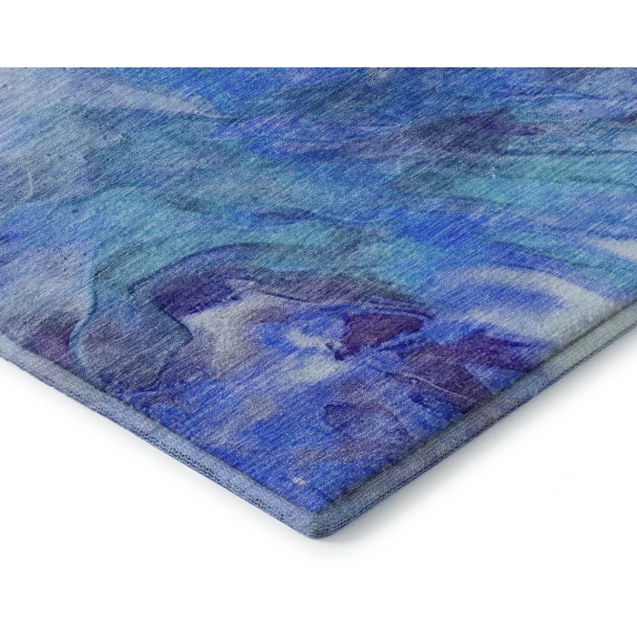 Addison Mayfield Blue AMF641 - 8ft. Round Rug