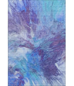 Addison Mayfield Blue AMF641 - 8ft. Round Rug