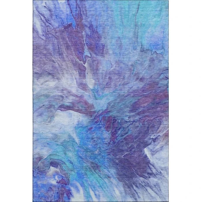 Addison Mayfield Blue AMF641 - 8ft. Round Rug