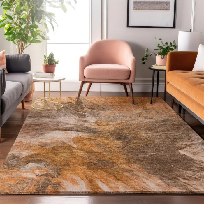 Addison Mayfield Orange AMF641 5ft. x 7ft. 6in. Rect. Rug