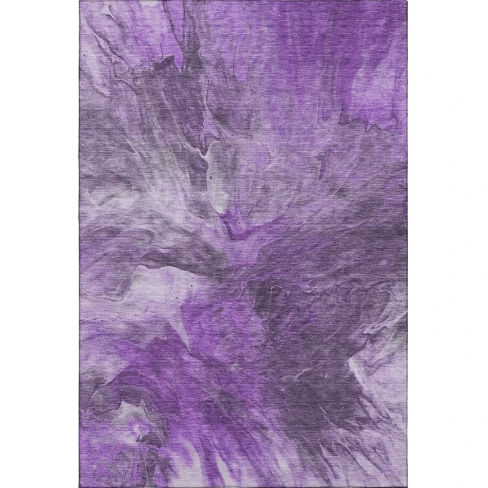 Addison Mayfield Purple AMF641 - 8ft. Round Rug