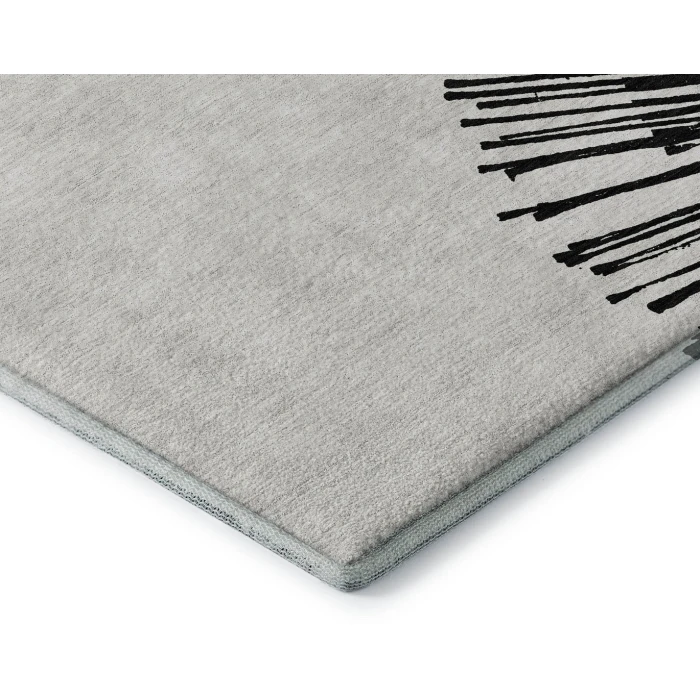 Addison Mayfield Black AMF642 2ft. 3in. x 7ft. 6in. Rect. Rug