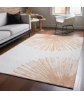 Addison Mayfield Orange AMF642 - 8ft. Round Rug