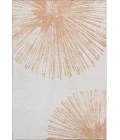 Addison Mayfield Orange AMF642 - 8ft. Round Rug