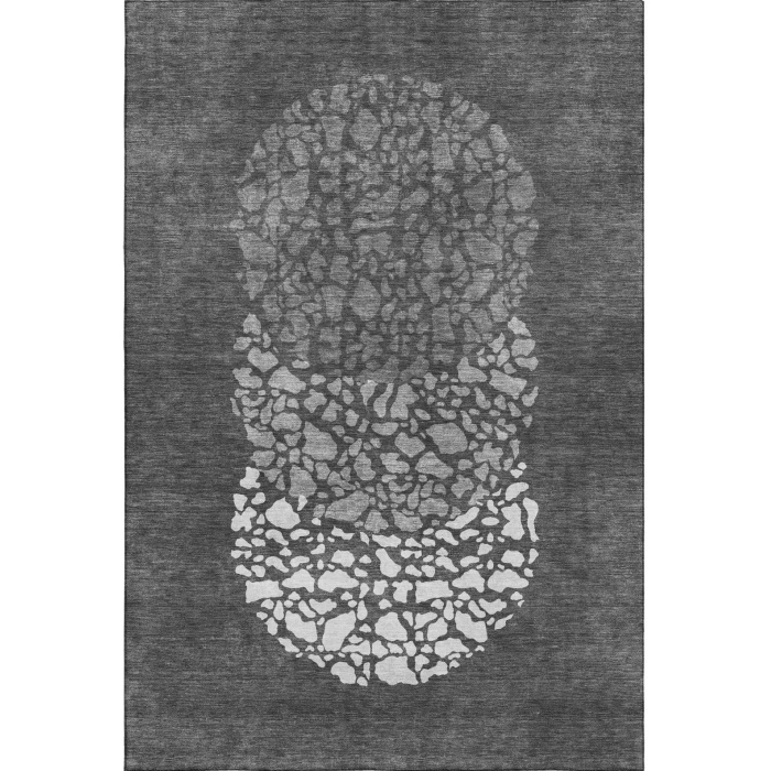 Addison Mayfield Gray AMF643 - 8ft. Round Rug