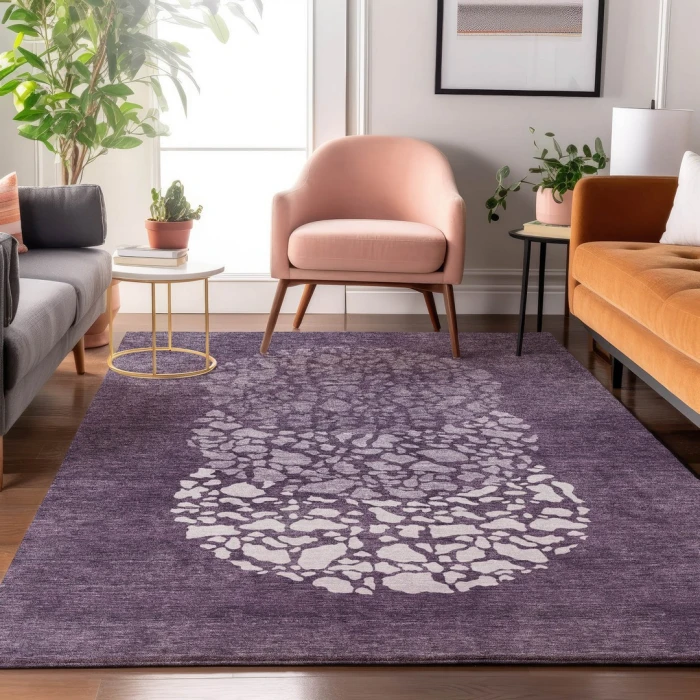 Addison Mayfield Purple AMF643 8ft. x 10ft. Rect. Rug