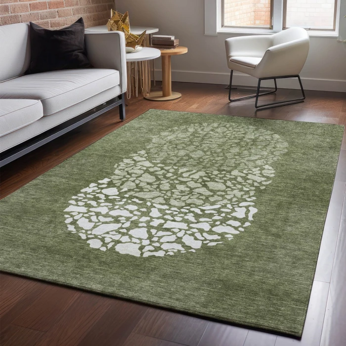 Addison Mayfield Green AMF643 2ft. 3in. x 7ft. 6in. Rect. Rug