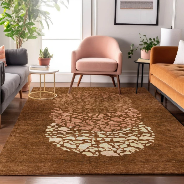 Addison Mayfield Orange AMF643 9ft. x 12ft. Rect. Rug