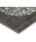Addison Mayfield Brown AMF643 - 8ft. Round Rug