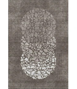 Addison Mayfield Brown AMF643 - 8ft. Round Rug
