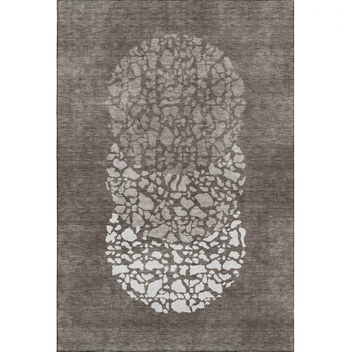 Addison Mayfield Brown AMF643 - 8ft. Round Rug