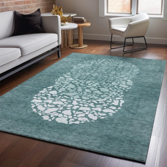 Addison Mayfield Teal AMF643 2ft. 3in. x 7ft. 6in. Rect. Rug