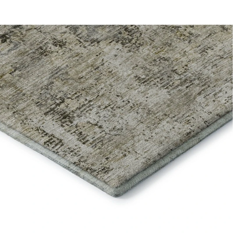 Addison Mayfield Brown AMF644 - 8ft. Round Rug
