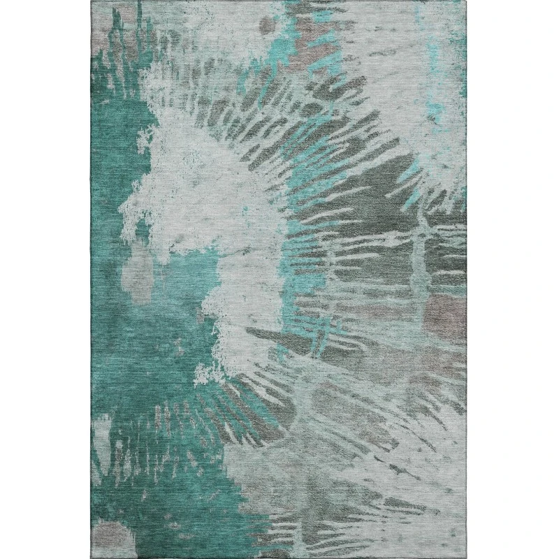 Addison Mayfield Teal AMF645 8ft. x 10ft. Rect. Rug