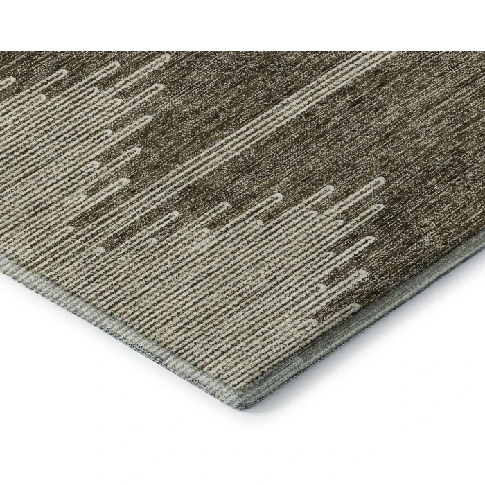 Addison Mayfield Brown AMF647 - 8ft. Round Rug