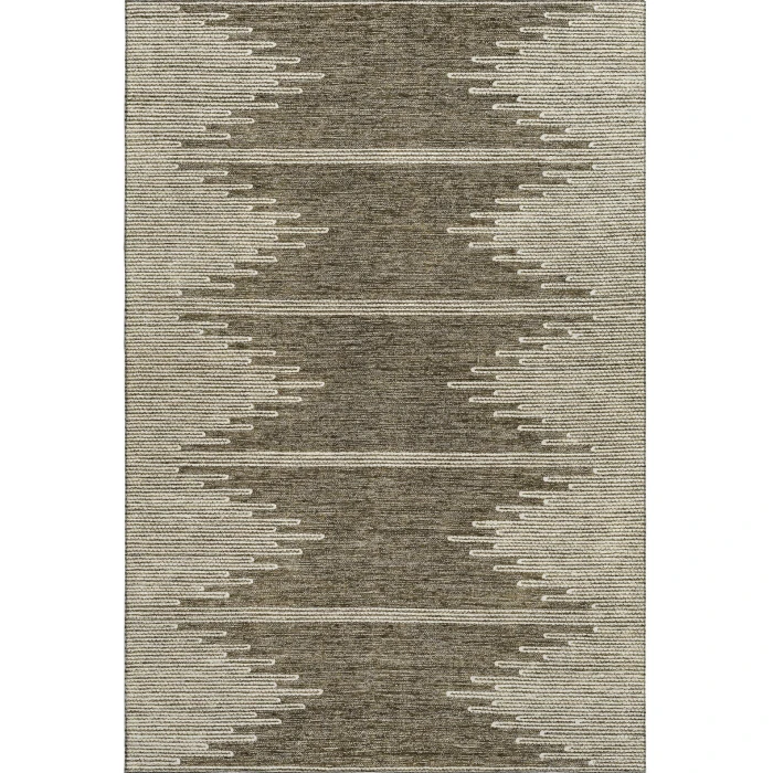 Addison Mayfield Brown AMF647 - 8ft. Round Rug