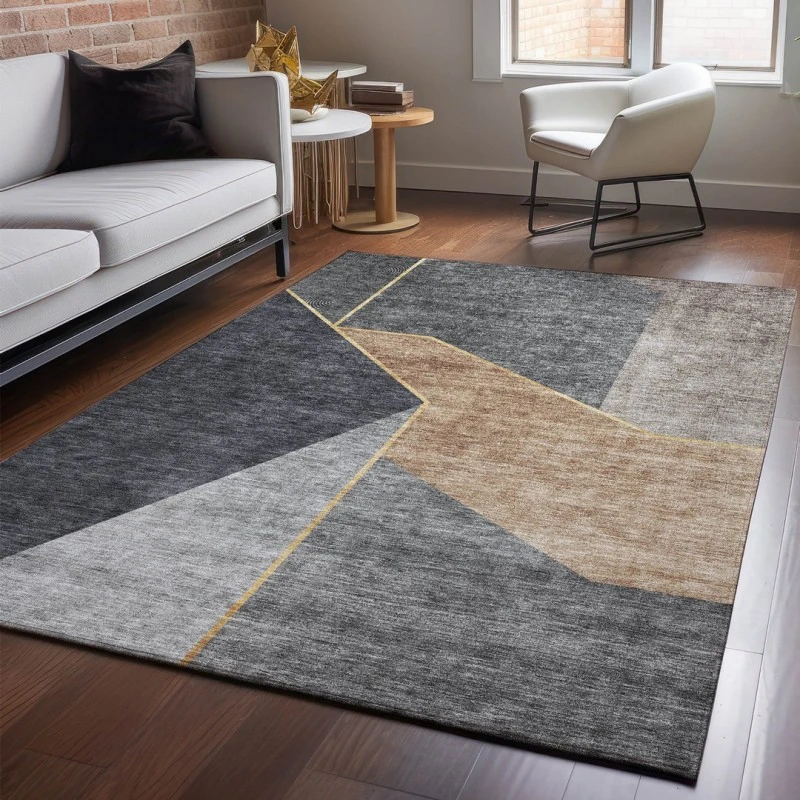 Addison Mayfield Gray AMF648 - 8ft. Round Rug