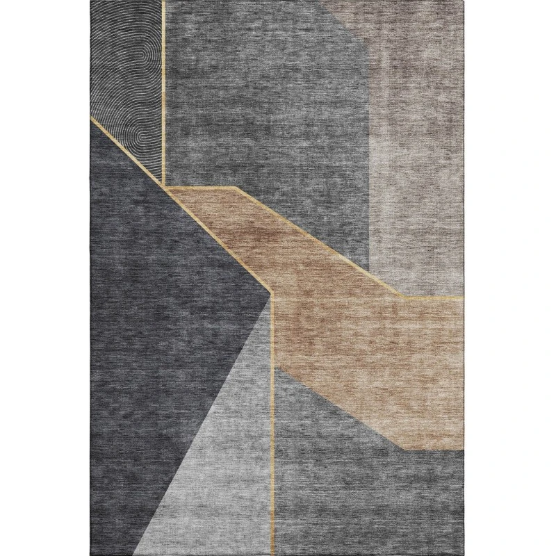 Addison Mayfield Gray AMF648 - 8ft. Round Rug
