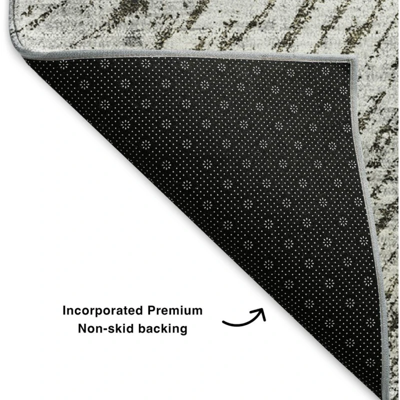 Addison Mayfield Gray AMF649 - 8ft. Round Rug