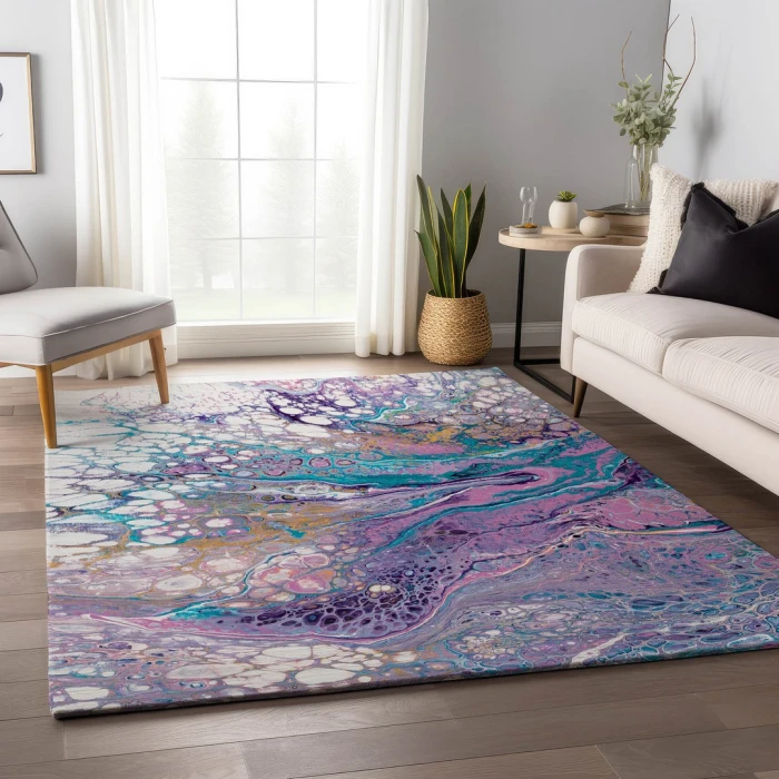Addison Mayfield Purple AMF64 9ft. x 12ft. Rect. Rug