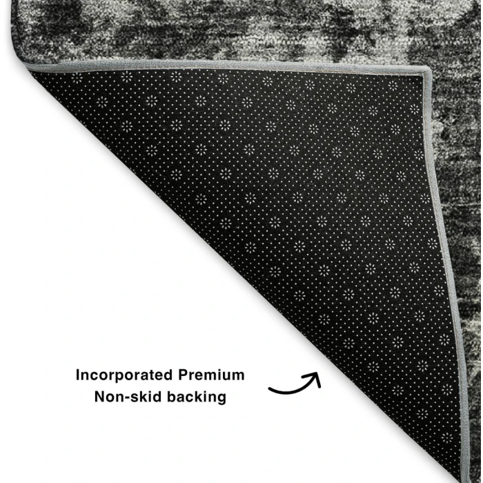 Addison Mayfield Gray AMF651 - 8ft. Round Rug