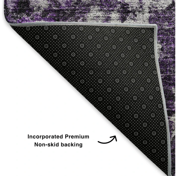 Addison Mayfield Purple AMF651 9ft. x 12ft. Rect. Rug