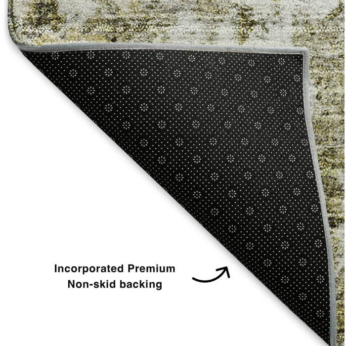 Addison Mayfield Brown AMF651 - 8ft. Round Rug