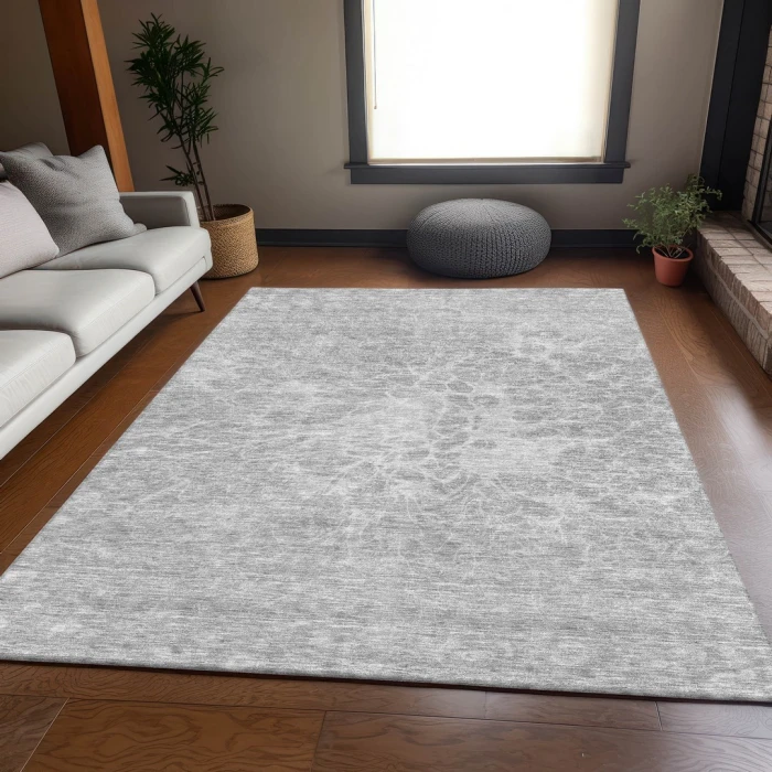 Addison Mayfield Gray AMF653 - 8ft. Round Rug