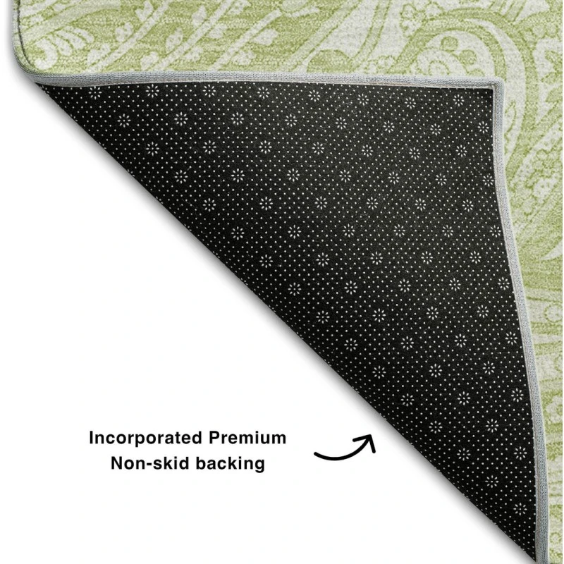 Addison Mayfield Green AMF654 - 8ft. Round Rug