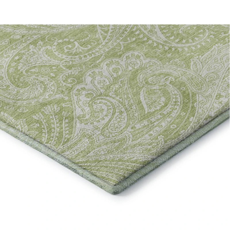 Addison Mayfield Green AMF654 - 8ft. Round Rug