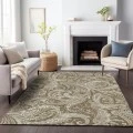 Addison Mayfield Brown AMF654 - 8ft. Round Rug