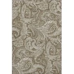 Addison Mayfield Brown AMF654 - 8ft. Round Rug