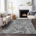 Addison Mayfield Gray AMF654 5ft. x 7ft. 6in. Rect. Rug