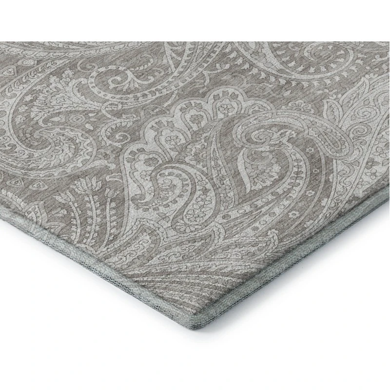 Addison Mayfield Brown AMF654 - 8ft. Round Rug