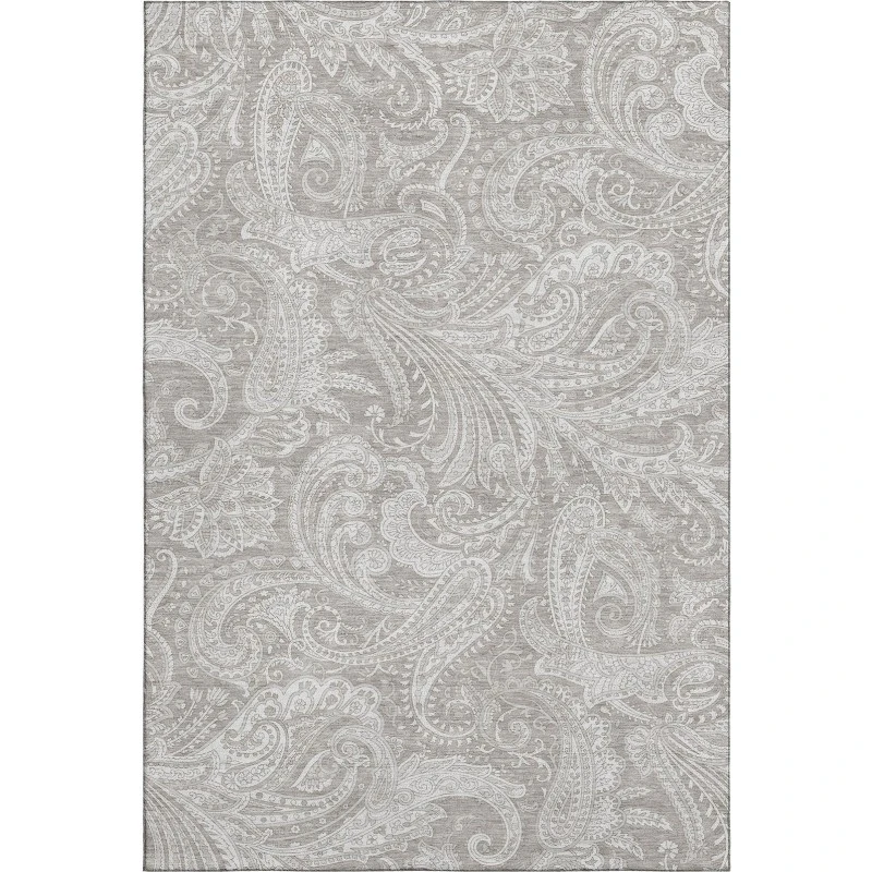 Addison Mayfield Brown AMF654 - 8ft. Round Rug