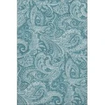 Addison Mayfield Teal AMF654 - 8ft. Round Rug