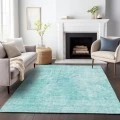 Addison Mayfield Teal AMF656 - 8ft. Round Rug