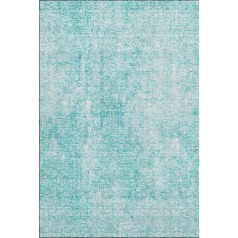 Addison Mayfield Teal AMF656 - 8ft. Round Rug
