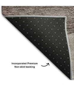 Addison Mayfield Brown AMF657 - 8ft. Round Rug