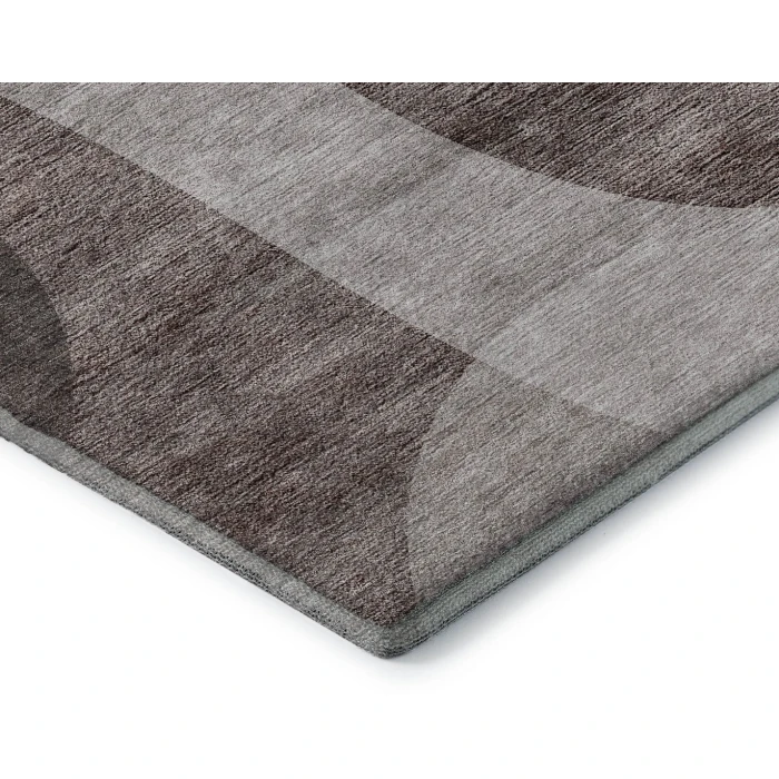 Addison Mayfield Brown AMF657 - 8ft. Round Rug