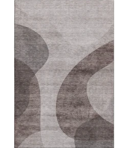 Addison Mayfield Brown AMF657 - 8ft. Round Rug