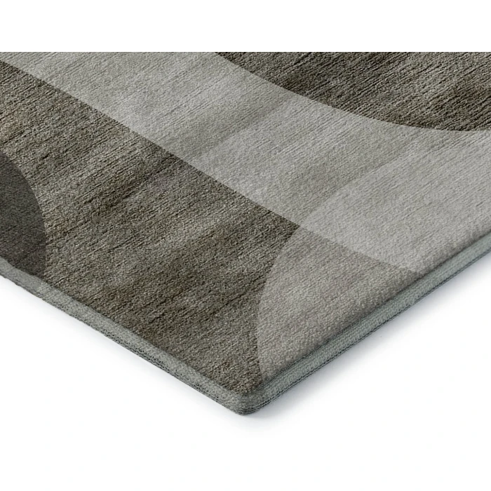 Addison Mayfield Brown AMF657 - 8ft. Round Rug
