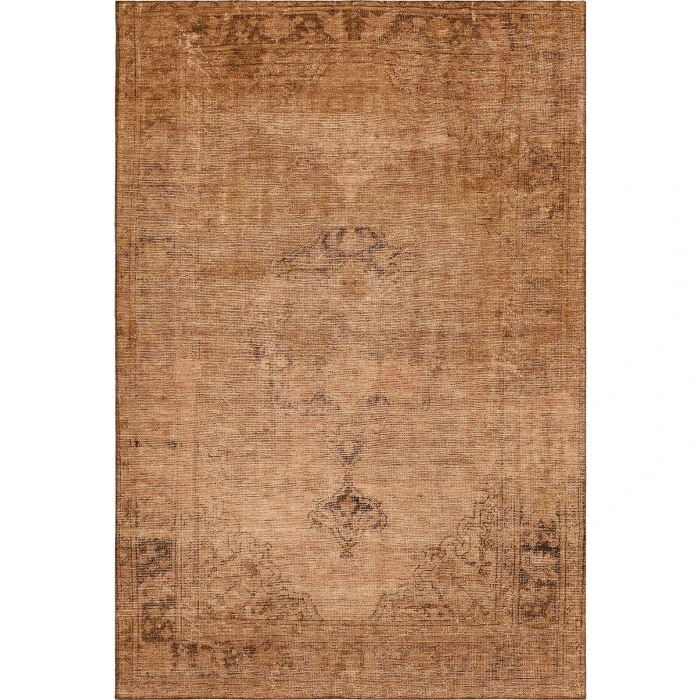 Addison Mayfield Orange AMF658 - 8ft. Round Rug