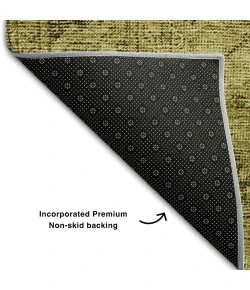 Addison Mayfield Gold AMF658 - 8ft. Round Rug